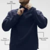 Light Weight Takeaway Track Pullover - Navy