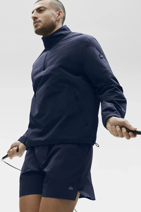 Light Weight Takeaway Track Pullover - Navy