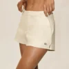 Linen Blend Low-Rise Riviera Trouser Short - Sandy Beige