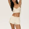 Linen Blend Riviera Bra - Sandy Beige