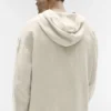 Linen Days Button up Hoodie - Bone