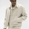 Linen Days Full Zip Jacket - Bone