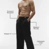 Linen Days Straight Leg Pant - Black