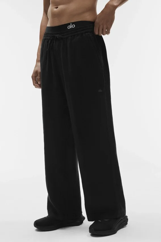 Linen Days Straight Leg Pant - Black