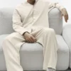 Linen Days Straight Leg Pant - Bone