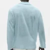 Linen Jersey Coastal Long Sleeve Pullover - Seaside Blue