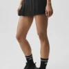 Low-Rise Amp It up Tennis Skirt - Black