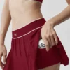 Low-Rise Amp It up Tennis Skirt - Summer Romance Red