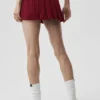Low-Rise Amp It up Tennis Skirt - Summer Romance Red