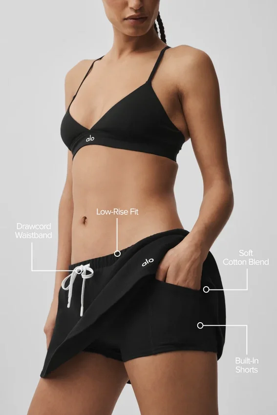 Low-Rise Fan Favorite Micro Skirt - Black