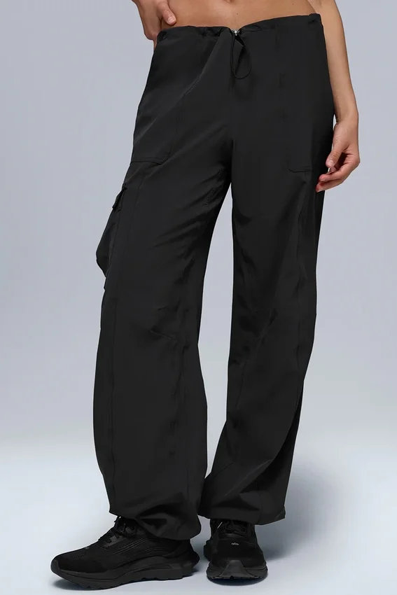 Low Rise Megastar Cargo Pant - Black