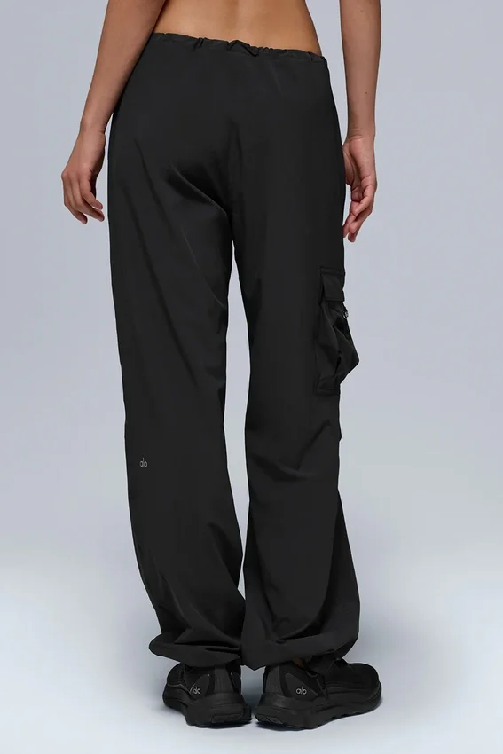 Low Rise Megastar Cargo Pant - Black