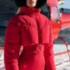 Main Act Corset Puffer - Bold Red