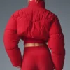 Main Act Corset Puffer - Bold Red