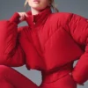 Main Act Corset Puffer - Bold Red