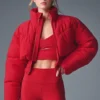 Main Act Corset Puffer - Bold Red