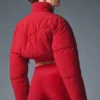 Main Act Corset Puffer - Bold Red