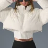 Main Act Corset Puffer - Ivory/Ivory