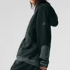 Make Waves Hoodie - Charcoal Green Tonal