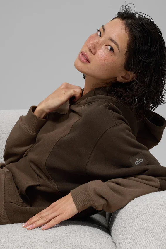 Make Waves Hoodie - Espresso Tonal