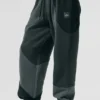 Make Waves Sweatpant - Charcoal Green Tonal