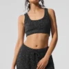 Marl Sweater Bra - Black Marl