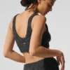 Marl Sweater Bra - Black Marl