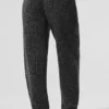Marl Sweater Pant - Black Marl