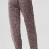 Marl Sweater Pant - Mushroom Marl