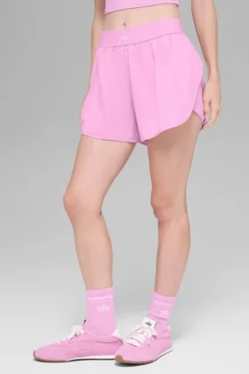 Match Point Short – Candy Heart Pink