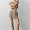 Match Point Tennis Skirt - Gravel