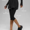 Mesh Front Runner 2 in 1 Short - Black