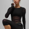 Mesh Front Runner 2 in 1 Short - Black