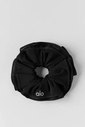 Mesh Sweet Nothing Oversize Scrunchie – Black