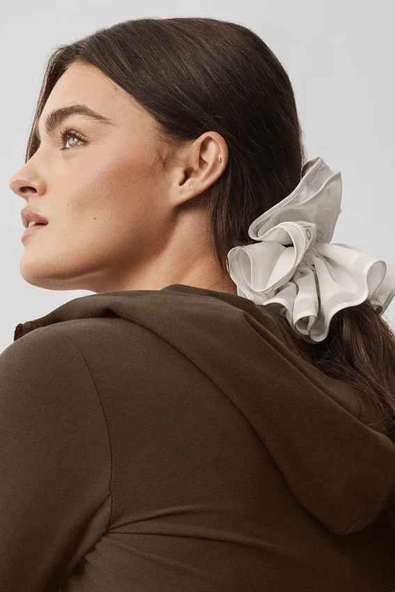 Mesh Sweet Nothing Oversize Scrunchie - Ivory