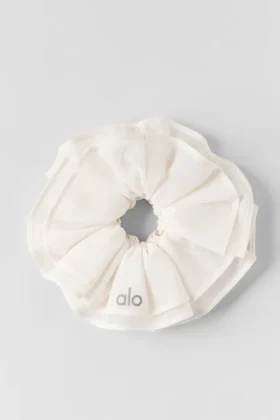 Mesh Sweet Nothing Oversize Scrunchie – Ivory