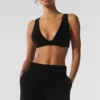 Micro Corduroy Dreamer Bra - Black