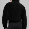 Micro Corduroy Dreamy Puffer - Black