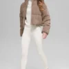 Micro Corduroy Dreamy Puffer - Chai Latte