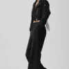 Mid-Rise Cosmopolitan Snap Pant - Black