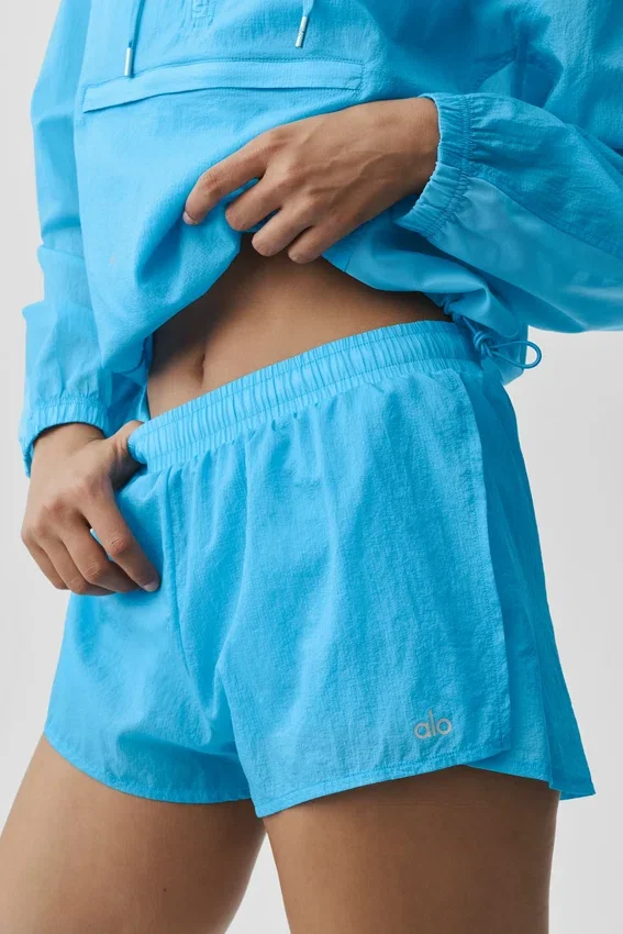 Mid-Rise Go Time Short - Azure Blue
