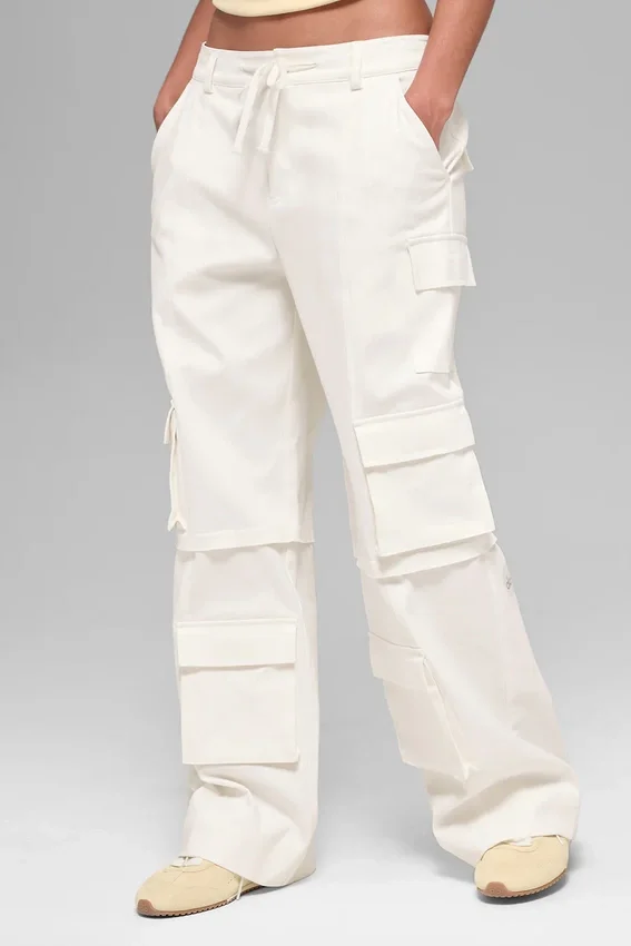 Mid-Rise Scout Cargo Pant - Ivory