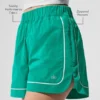 Motivate Track Short - Spruce Green/White