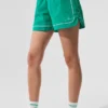 Motivate Track Short - Spruce Green/White
