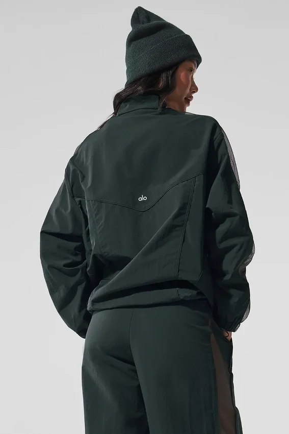 Origin Full-Zip Track Jacket - Charcoal Green
