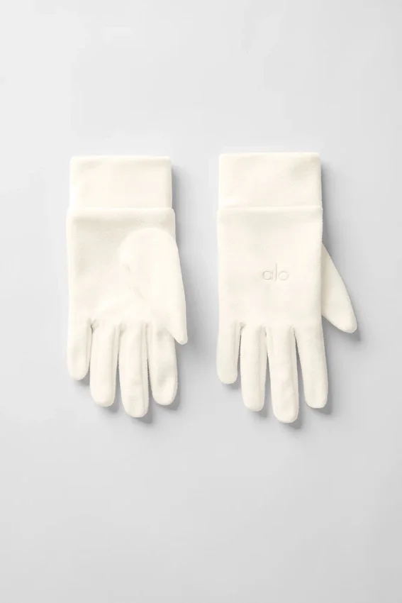 Performance Fleece Glove - Ivory/Ivory