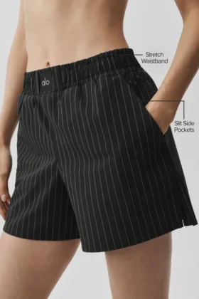 Pinstripe Daylight Boxer Short – Black/Titanium