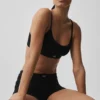 Pointelle Sweater Be Mine Bra - Black