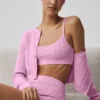 Pointelle Sweater Be Mine Bra - Candy Heart Pink