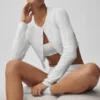 Pointelle Sweater Be Mine Cardigan - Semi Sheer White